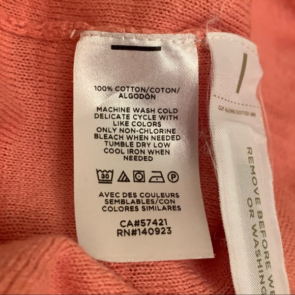 Loft Tasseled Tie Neck Tunic Sweater Size M - Picture 8 of 8